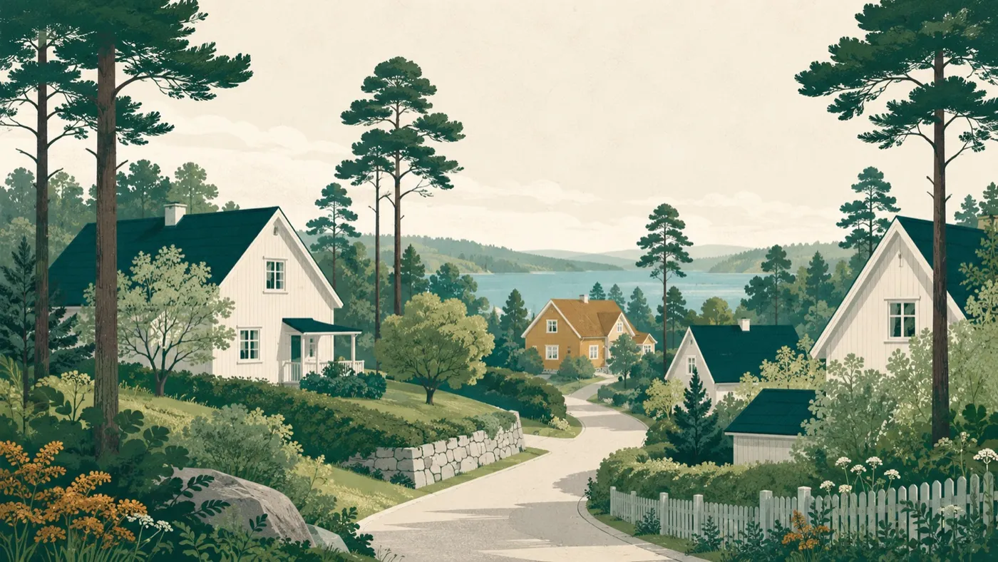 Illustration – att bo i Rönninge