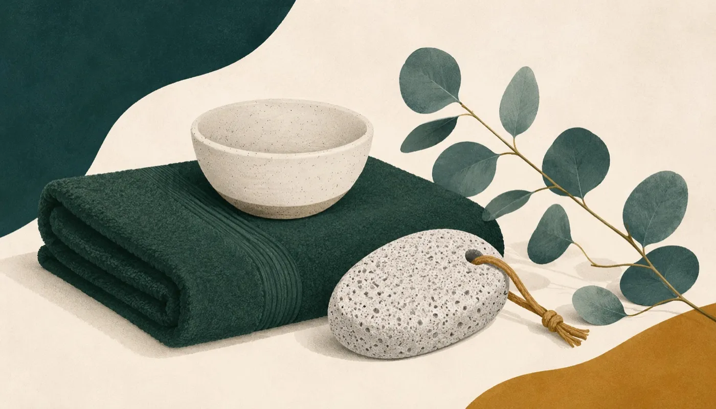 Illustration av fotvård och spa i Rönninge